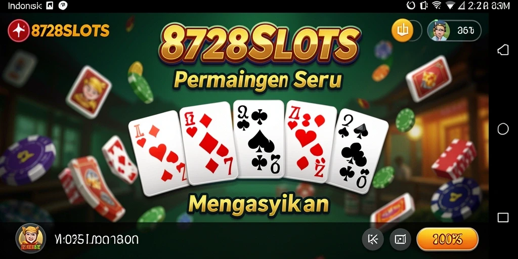 Tangkapan layar dari gameplay seru 8728SLOTS.