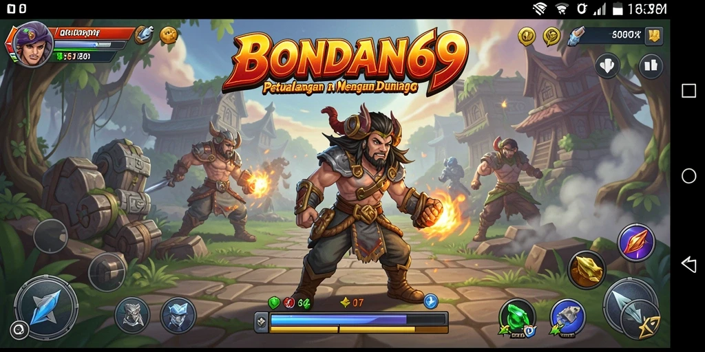 Gameplay seru BONDAN69 dalam petualangan RPG.