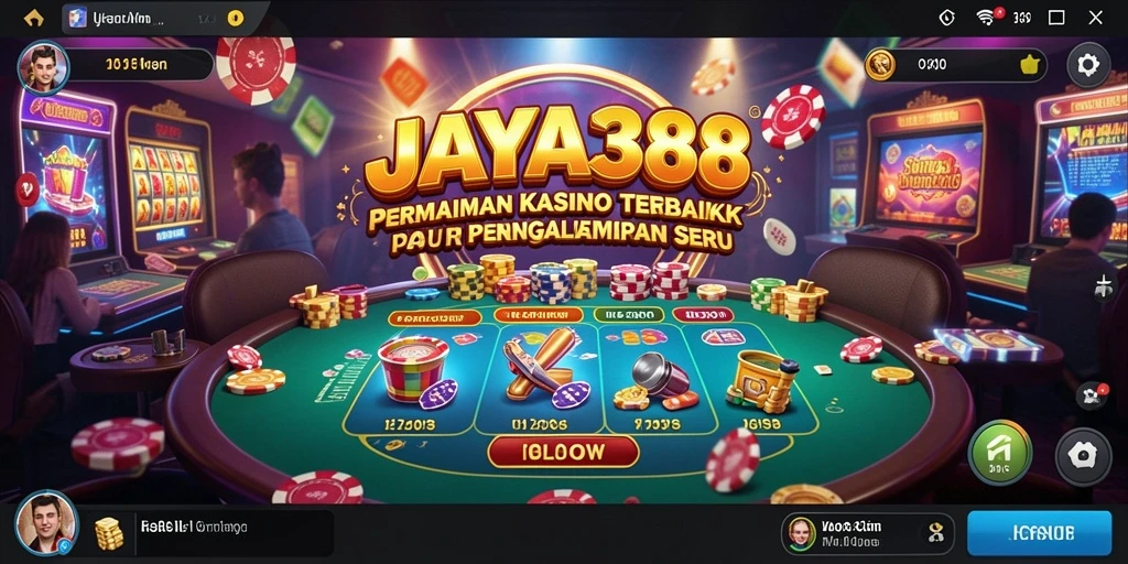 Tampilan permainan Kasino yang menarik dan interaktif di JAYA388.
