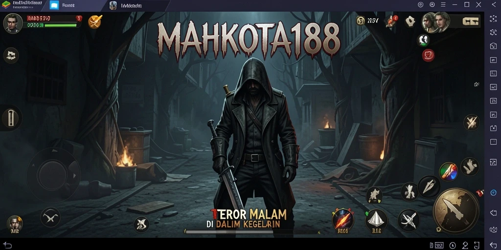 Screenshot gameplay menakutkan dari MAHKOTA188
