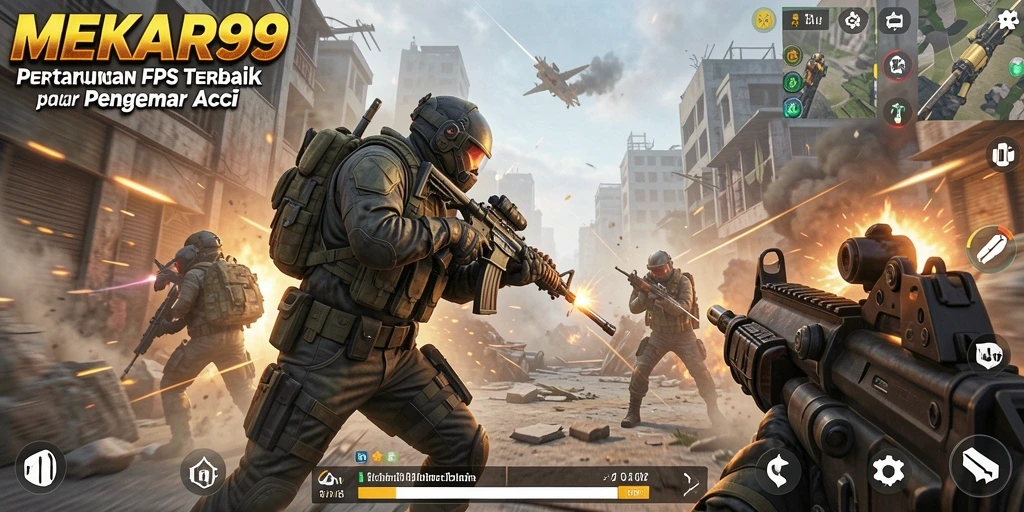 Gameplay seru dari MEKAR99 yang penuh aksi.