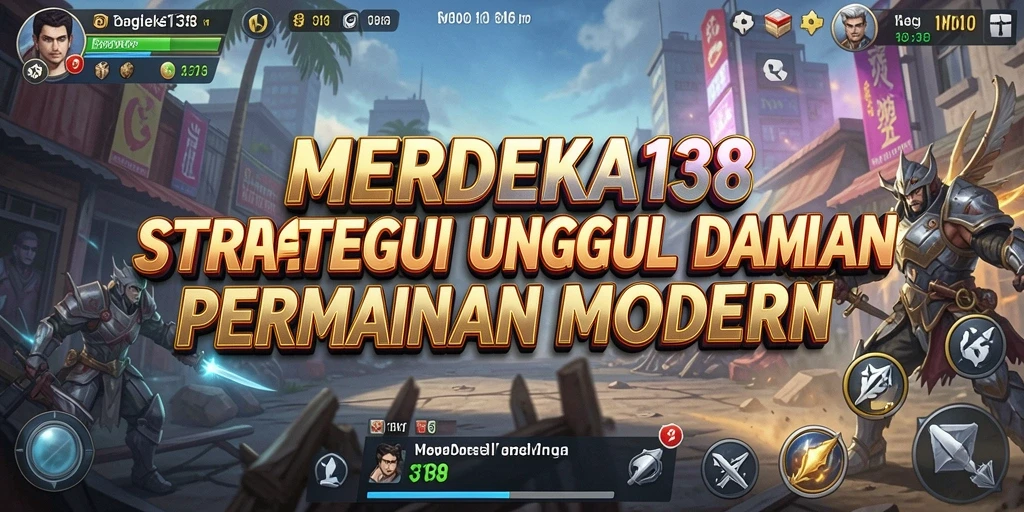 Tangkapan layar gameplay MERDEKA138 menunjukkan pertempuran strategi yang intens dan mendebarkan.