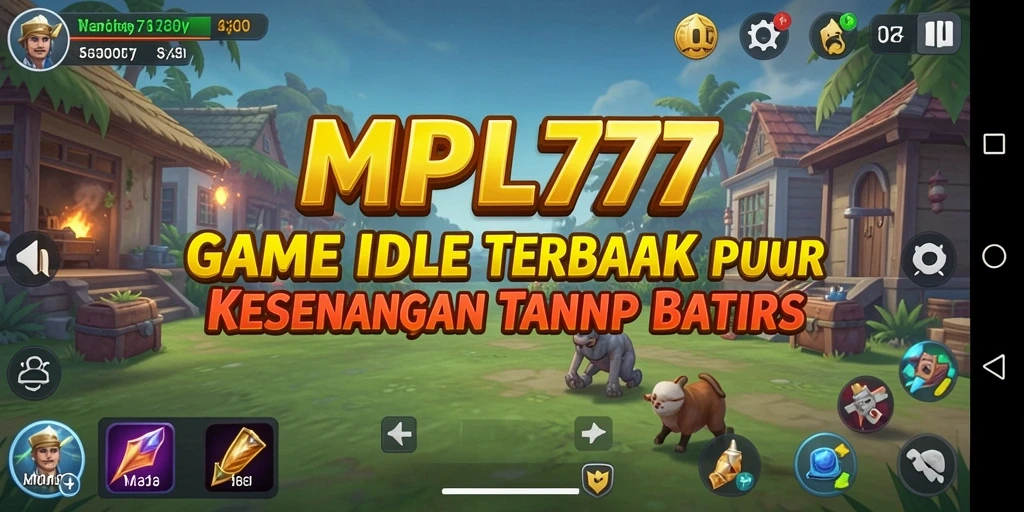 Tampilan screenshot MPL777 menunjukkan gameplay Idle yang menarik dan menghibur.