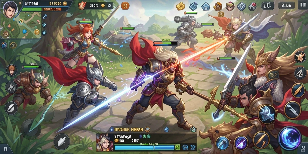 Tampilan gameplay menarik dari MT966 dalam aksi SLG.