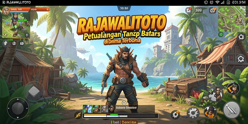 Tangkapan layar gameplay menampilkan eksplorasi luas RAJAWALITOTO.