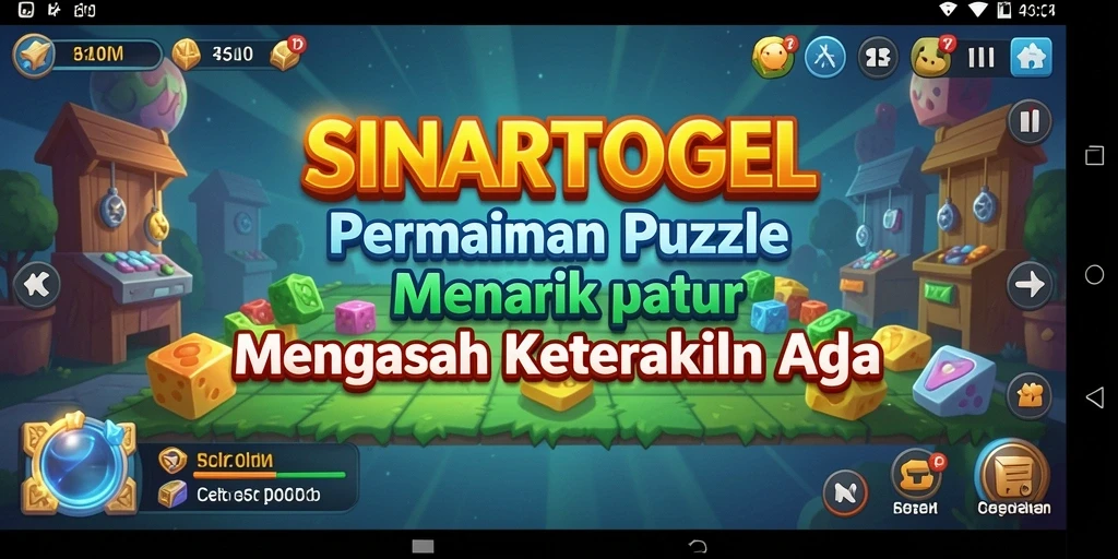Screenshot gameplay SINARTOGEL yang menunjukkan tantangan puzzle yang mengasyikkan.