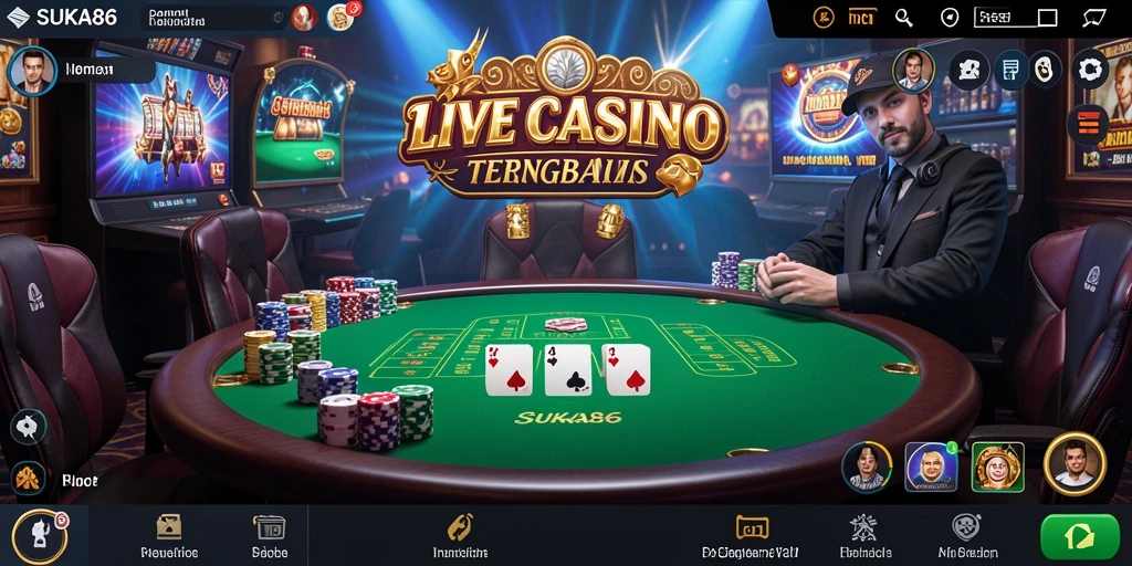 Tampilan gameplay Live Casino yang menarik dari SUKA86