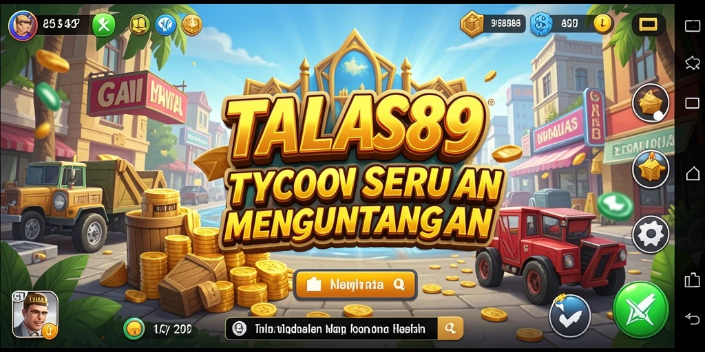 Tampilan gameplay seru dan mendebarkan di TALAS89.