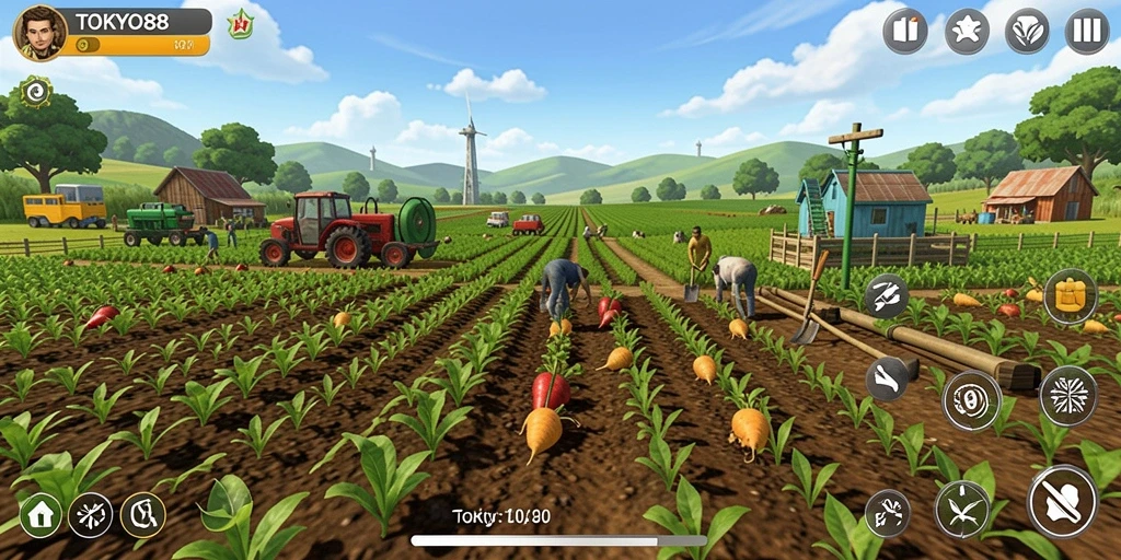 Gameplay TOKYO88 yang menakjubkan dengan aktivitas bertani yang menyenangkan.