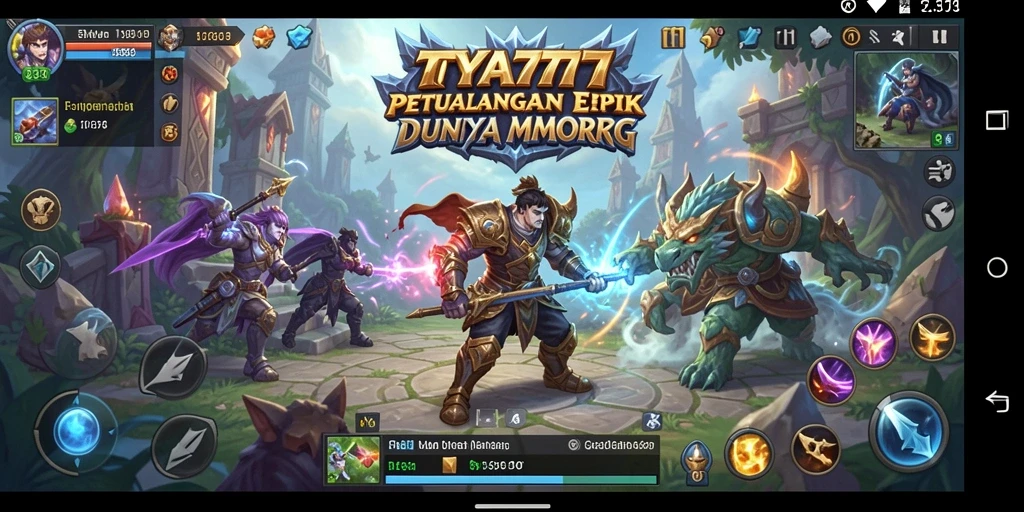Gameplay seru di dunia fantasi TYA777 dengan aksi pertarungan mendebarkan.