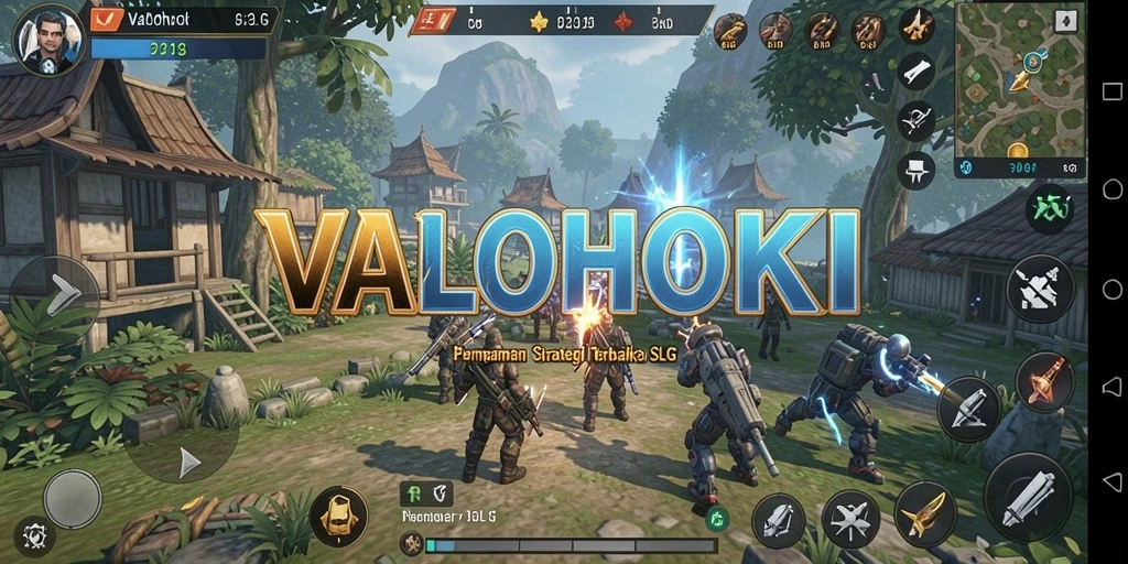 Screenshot VALOHOKI menampilkan momen strategis dalam permainan.